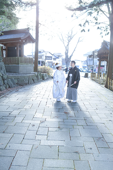 諏訪大社結婚式下諏訪町