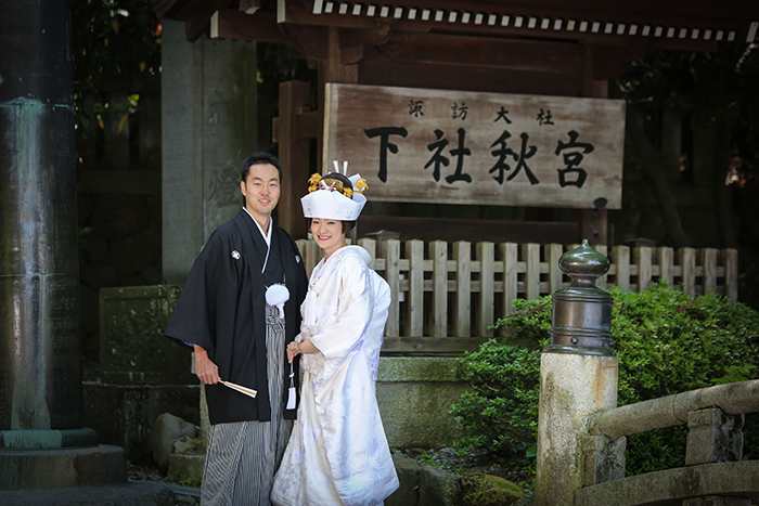 諏訪大社結婚式長野県諏訪市