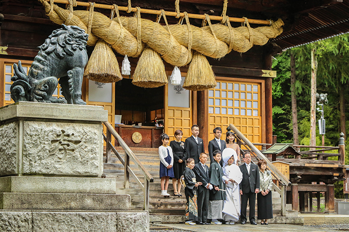 諏訪大社結婚式美容師