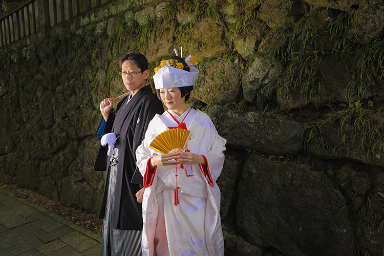 諏訪和装白無垢結婚式