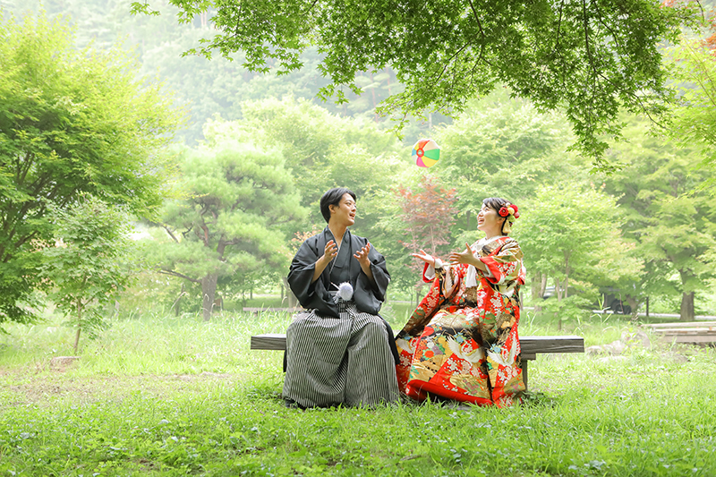 出早神社和装ロケ