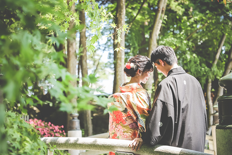 諏訪大社下社結婚写真