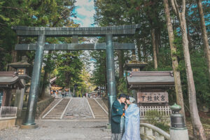 諏訪大社秋宮結婚式