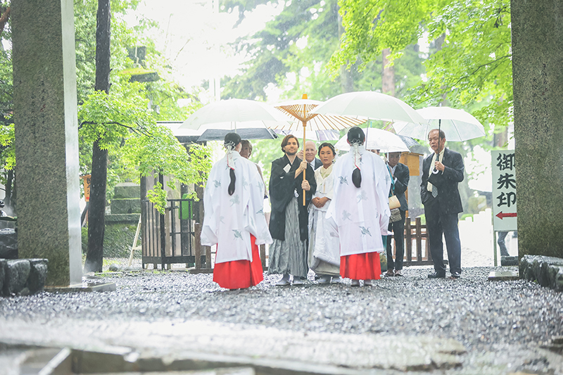 諏訪神社挙式