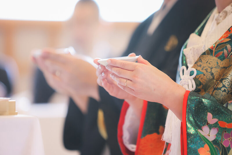 諏訪大社三々九度の儀