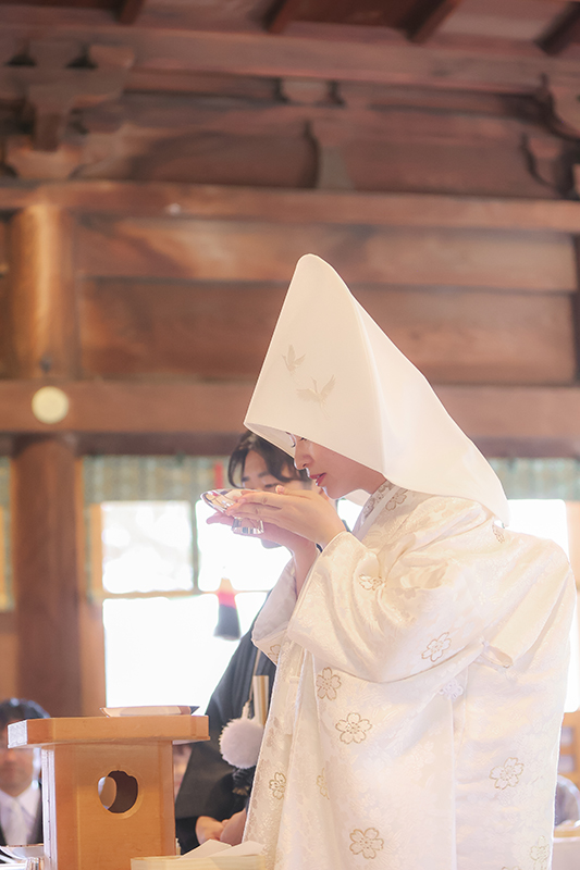 諏訪大社三々九度