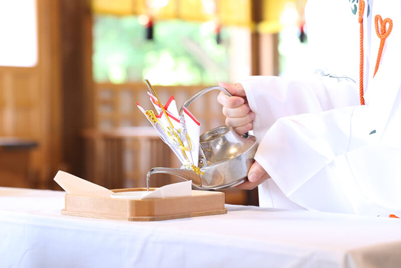 諏訪大社神前式親族盃の儀