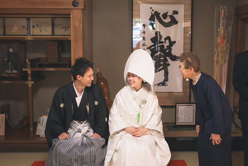 諏訪大社神前式待合室